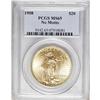 Image 1 : 1908 $20 No Motto MS65 PCGS. A shimmering apricot-gold 