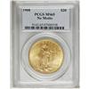 Image 1 : 1908 $20 No Motto MS65 PCGS. A lovely Gem example of t 