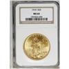 Image 1 : 1910 $20 MS64 NGC. A highly lustrous example, solidly 