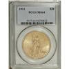 Image 3 : 1911 $20 MS64 PCGS. The 1911 is an elusive date in hig 