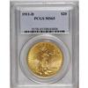 Image 1 : 1911-D $20 MS65 PCGS. An attractive butter-yellow Gem 