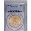 Image 1 : 1911-S $20 MS64 PCGS. Choice and well struck with quit 