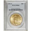 Image 1 : 1911-S $20 MS64 PCGS. This canary-gold coin has unencu 