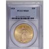 Image 1 : 1924 $20 MS65 PCGS. The luminous surfaces of this love 