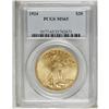 Image 1 : 1924 $20 MS65 PCGS. A lovely straw-gold Gem example of 