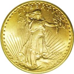 1926-S $20 MS63 PCGS.