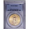 Image 1 : 1927 $20 MS65 PCGS. A brassy and boldly struck example 
