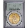 Image 1 : 1927 $20 MS65 PCGS. A flashy butter-yellow example tha 