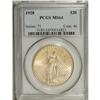 Image 1 : 1928 $20 MS64 PCGS. A lustrous example, yellow-gold at 