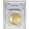 Image 1 : 1928 $20 MS65 PCGS. This hefty Gem would make a wonder 