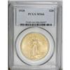 Image 3 : 1928 $20 MS66 PCGS. The butter-yellow surfaces have in 