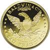 Image 2 : Baldwin & Co. $10 ''Restrike'' Deep Cameo Proof PCGS. A 