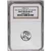 Image 1 : 1956 1C --Struck on a Silver Dime Planchet--MS64 NGC. M 