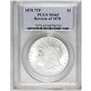 Image 1 : 1878 7TF S$1 Reverse of 1878 MS65 PCGS. Nicely struck 