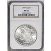 Image 3 : 1878-CC S$1 MS66 NGC. The surfaces of this Premium Gem 