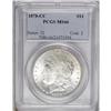 Image 3 : 1878-CC S$1 MS66 PCGS. Following passage of the Bland- 