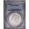 Image 1 : 1878-CC S$1 MS64 Prooflike PCGS. Moderately deep mirro 