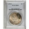 Image 1 : 1878-S S$1 MS65 PCGS. A sharply struck and colorfully 