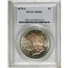 Image 1 : 1878-S S$1 MS66 PCGS. Beautifully toned in loosely con 