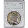 1879-S S$1 MS65 PCGS. Beautifully toned fire-red, lemo 