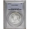 Image 1 : 1879-S S$1 MS67 PCGS. A flashy Superb Gem with intense 