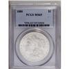 1880 S$1 MS65 PCGS. Lustrous beneath hazy pearl-gray p 