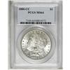 1880-CC S$1 MS64 PCGS. Thin streaks of brick-red tonin 