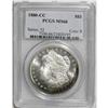 Image 3 : 1880-CC S$1 MS66 PCGS. A thin crescent of rim toning o 