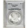 1880-CC S$1 8 Over High 7 MS64 PCGS. VAM-5. A Top 100 