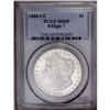 1880-CC S$1 8 Over High 7 MS65 PCGS. VAM-5. A Top 100 
