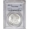 Image 1 : 1881-CC S$1 MS66 PCGS. A sharply struck example of thi 