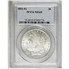 Image 1 : 1881-O S$1 MS65 PCGS. An untoned and lightly frosted G 