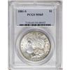 Image 1 : 1881-S S$1 MS65 PCGS. Appealing for the grade with gol 