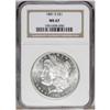 Image 1 : 1881-S S$1 MS67 NGC. A gleaming Superb Gem with flashy 