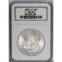 1882-CC S$1 MS66 NGC. A boldly struck piece with stron 