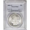 Image 1 : 1882-CC S$1 MS66 PCGS. Well struck and highly lustrous 
