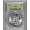 Image 1 : 1883 S$1 MS66 PCGS. This lustrous and nearly brilliant 