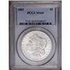 Image 1 : 1883 S$1 MS66 PCGS. The creamy-white surfaces are bold 