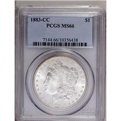 1883-CC S$1 MS66 PCGS. The shimmering, fully brilliant 