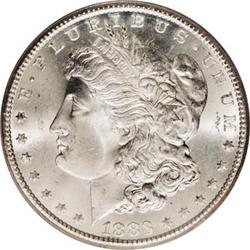1883-CC S$1 MS67 PCGS. While the 1883-CC is plentiful 