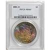 Image 3 : 1883-O S$1 MS65 PCGS. The reverse of this highly lustr 
