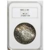 Image 1 : 1883-S S$1 MS61 NGC. A rich complement of deep, varieg 