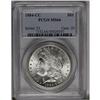 Image 1 : 1884-CC S$1 MS66 PCGS. Sharply struck with beautiful a 