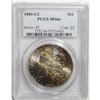 Image 1 : 1884-CC S$1 MS66 PCGS. An outstanding and highly color 