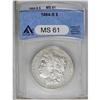 Image 3 : 1884-S S$1 MS61 ANACS. Over the years, certain dates h 