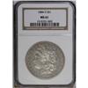 Image 3 : 1884-S S$1 MS61 NGC. At first glance, this silver-gray 