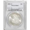 Image 1 : 1885-CC S$1 MS65 PCGS. Mostly brilliant with a strong 