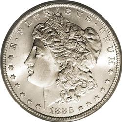 1885-CC S$1 MS66 PCGS. Always a popular Carson City is 