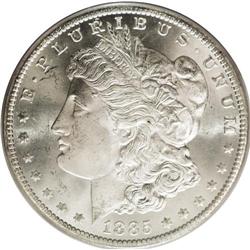 1885-CC S$1 MS66 PCGS. This radiant Premium Gem sports 