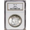 Image 1 : 1887 S$1 MS66 NGC. A charming Premium Gem, typically s 
